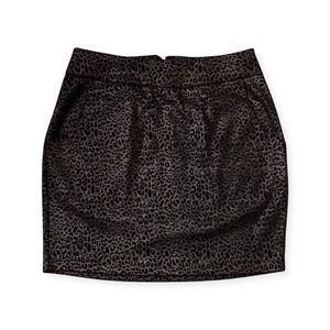 XXI Cheetah Print Skirt with Side Pockets